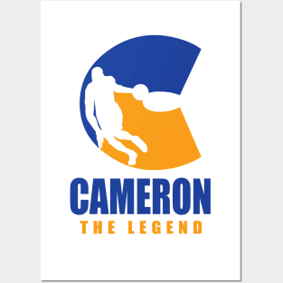 Cameron Custom Player Basketball Your Name The Legend Posters and Art